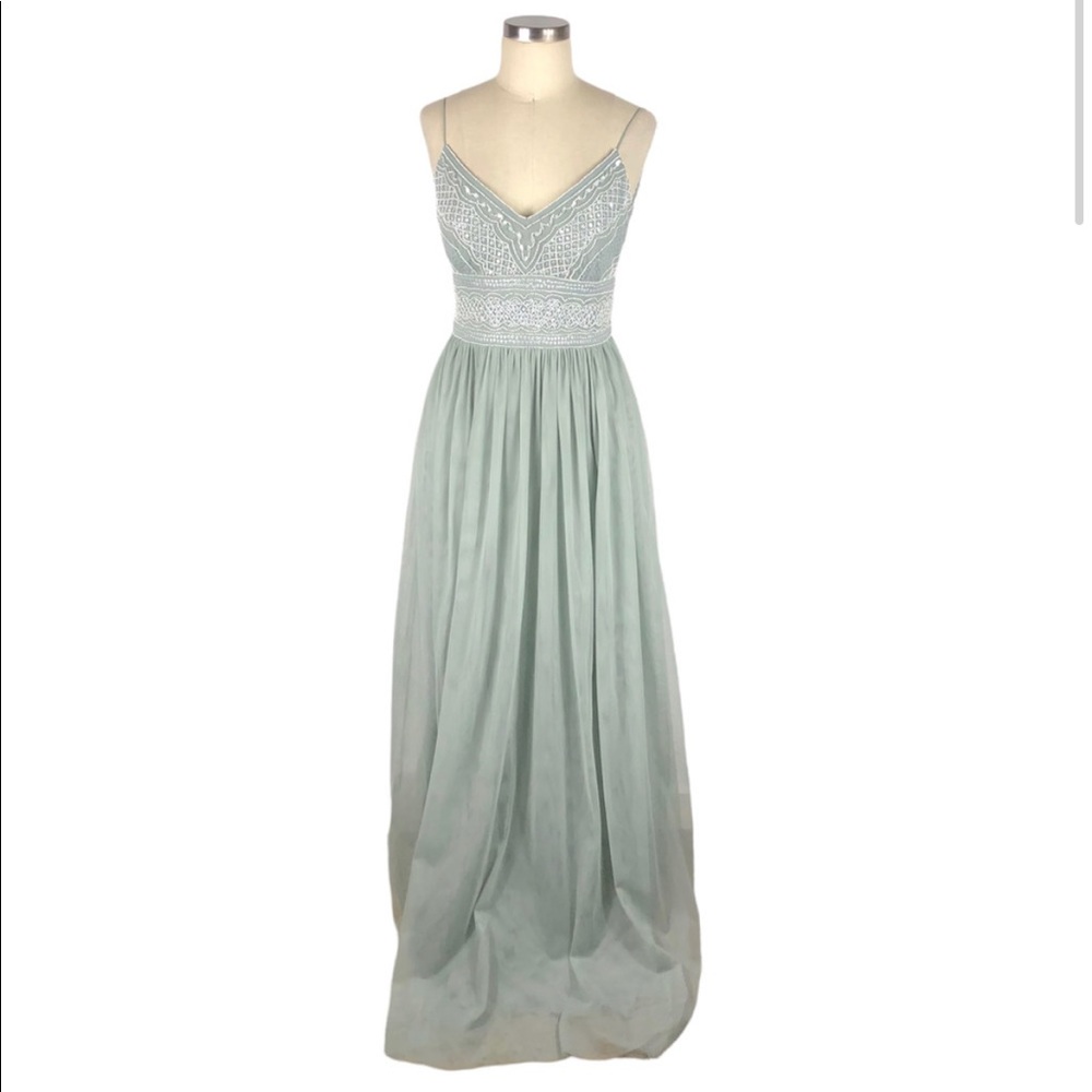 BHLD Adrianna Papell Naya Beaded Dress